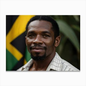 Jamaican Man 02 Canvas Print