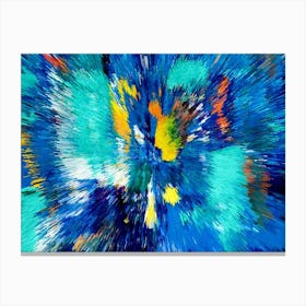 Acrylic Extruded Painting 197 Canvas Print