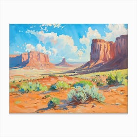 Western Landscapes Monument Valley 4 Canvas Print
