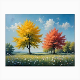 Autumn Trees 11 Canvas Print