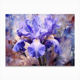 Blue Iris 4 Canvas Print