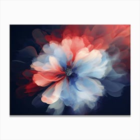 Psychedelic Flower Canvas Print