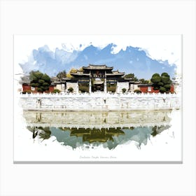 Confucian Temple, Yunnan, China Canvas Print