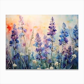 Lupine Painting Canvas Print