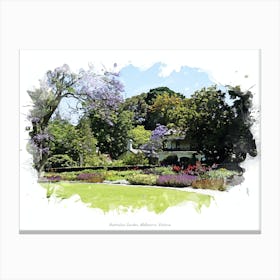 Australian Garden, Melbourne, Victoria Canvas Print