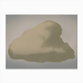 Cloud sculpture Canvas Print