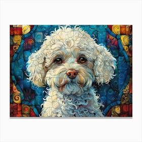 Bichon Frise Fine Art Portrait 1 Canvas Print