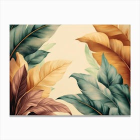 Tropical Leaves 1 Canvas Print