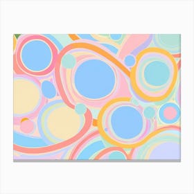 Abstract Circles 14 Canvas Print