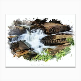 Kbal Spean, Temples Of Angkor, Cambodia Canvas Print