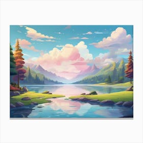 Landscape Painting 5 Canvas Print