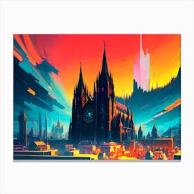 City In The Sky 12 Canvas Print