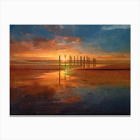 Sunset Shore 20 Canvas Print