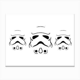 Stormtroopers Starwars Canvas Print