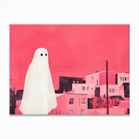 Ghost In The City Canvas Print