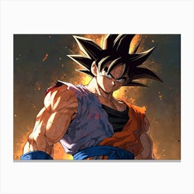 Dragon Ball Z Wallpaper 50 Canvas Print