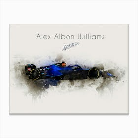 Alex Albon Williams Canvas Print