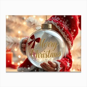 Merry Christmas Canvas Print