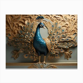 Peacock 14 Canvas Print