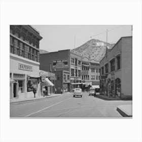 Main Street Of Bisbee, Arizona By Russell Lee 1 Canvas Print