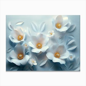 3d Artwork Flower 7 Canvas Print