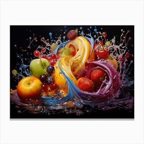 Fruit Splash 13 Canvas Print