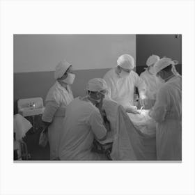 Untitled Photo, Possibly Related To Operation At The Cairns General Hopsital At The Fsa (Farm Security Canvas Print