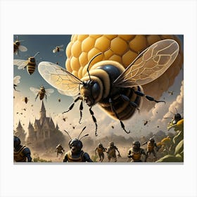 Bee Afraid Canvas Print