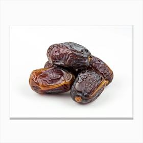 Dates On A White Background 12 Canvas Print