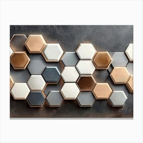 Hexagons 1 Canvas Print