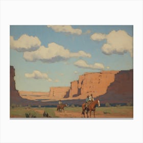 'The Cowboys' Canvas Print