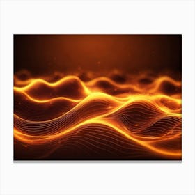 Abstract Wave 3 Canvas Print