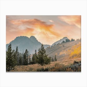 Colorado Wilderness Sunset Canvas Print