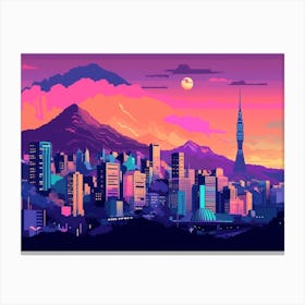 Cape Town Skyline Canvas Print