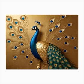 Peacock 18 Canvas Print