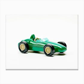 Toy Car Green Race Canvas Print