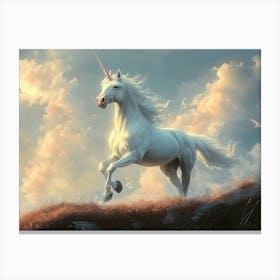 Unicorn In The Sky 1 Canvas Print