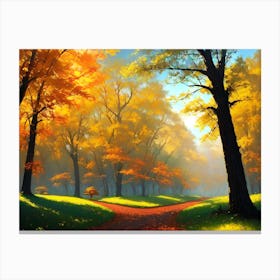 Autumn Forest 37 Canvas Print