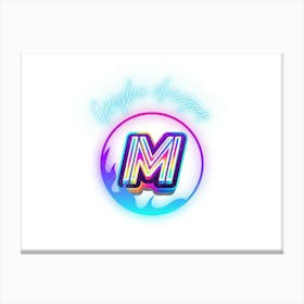 Mattia's logo Canvas Print