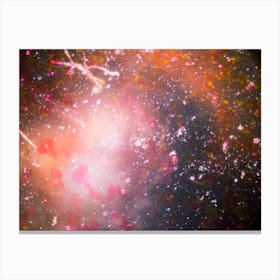 Nebula Abstract Colorful Background 3 Canvas Print