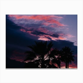 Palm Springs Sunset II Canvas Print