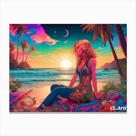 Psychedelic Painting Canvas Print