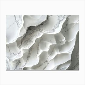 Abstract Marble Wall 2 Canvas Print