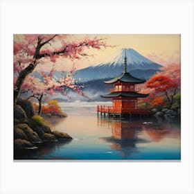 Japanese Pagoda Canvas Print