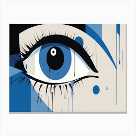 Blue Eye Canvas Print