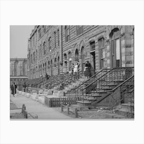 Untitled Photo, Possibly Related To Southside,Chicago, Illinois By Russell Lee Canvas Print