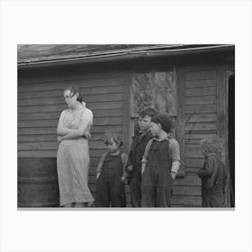 Untitled Photo, Possibly Related To Children Of Frank Moody, Miller Township, Woodbury County, Iowa Canvas Print
