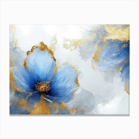 Blue Flowers 5 Canvas Print