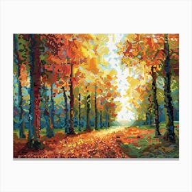 Autumn In The Forest Canvas Print