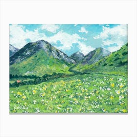 Switzerland Scenery Canvas Print